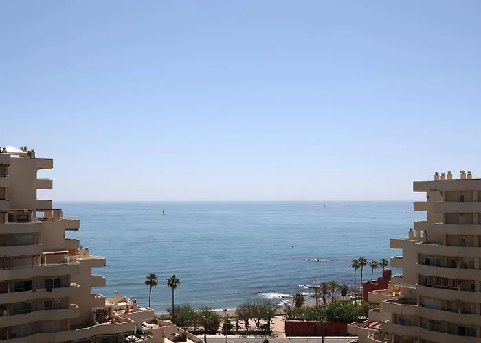 Charming Apartment In Benalbeach With Garden And Sea View